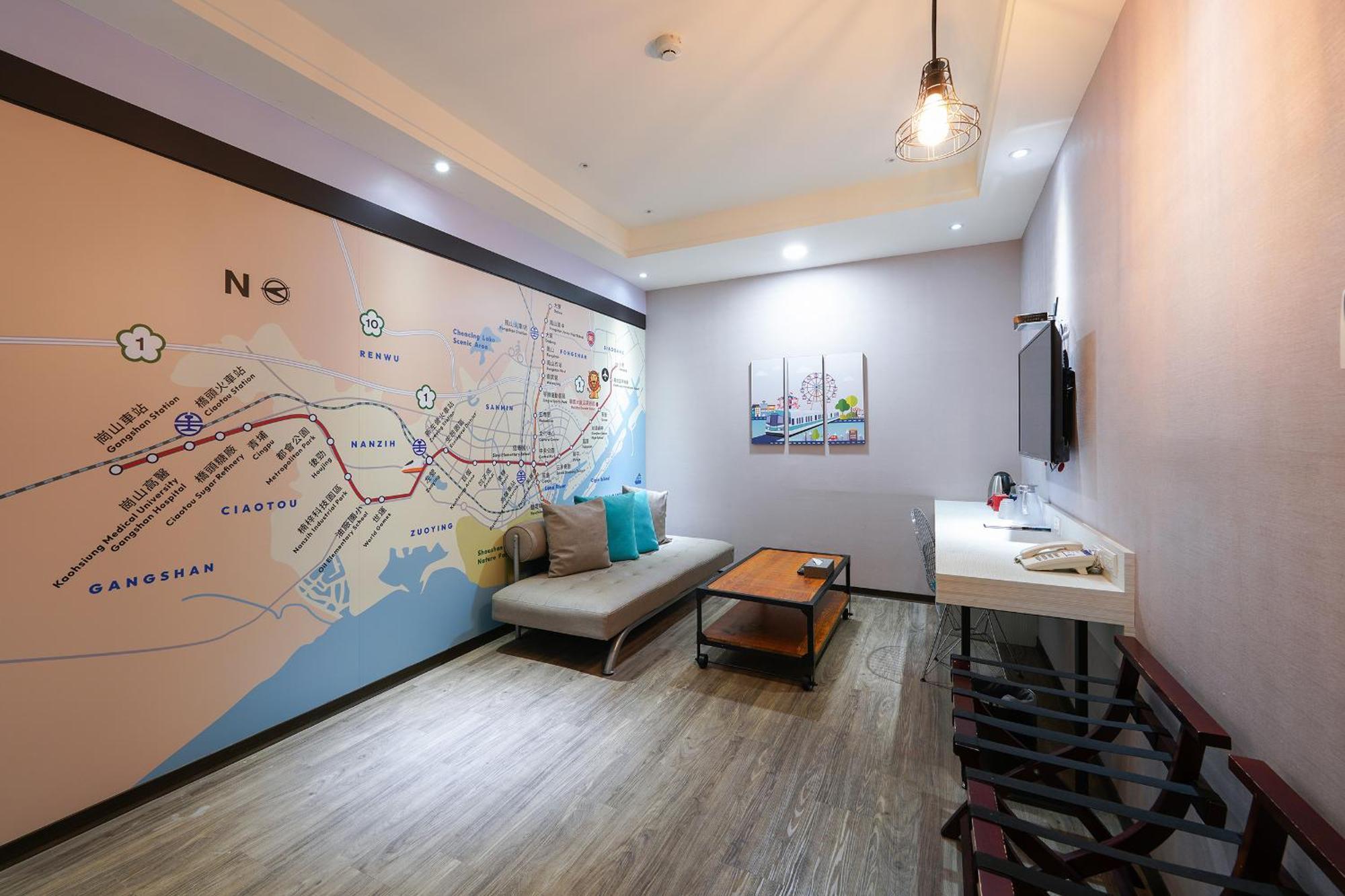 Holiday Garden Hotel Skm Park Kaohsiung Rom bilde